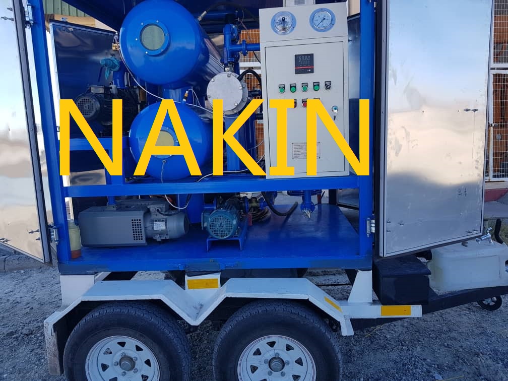 諾慶拖車濾油機在非洲